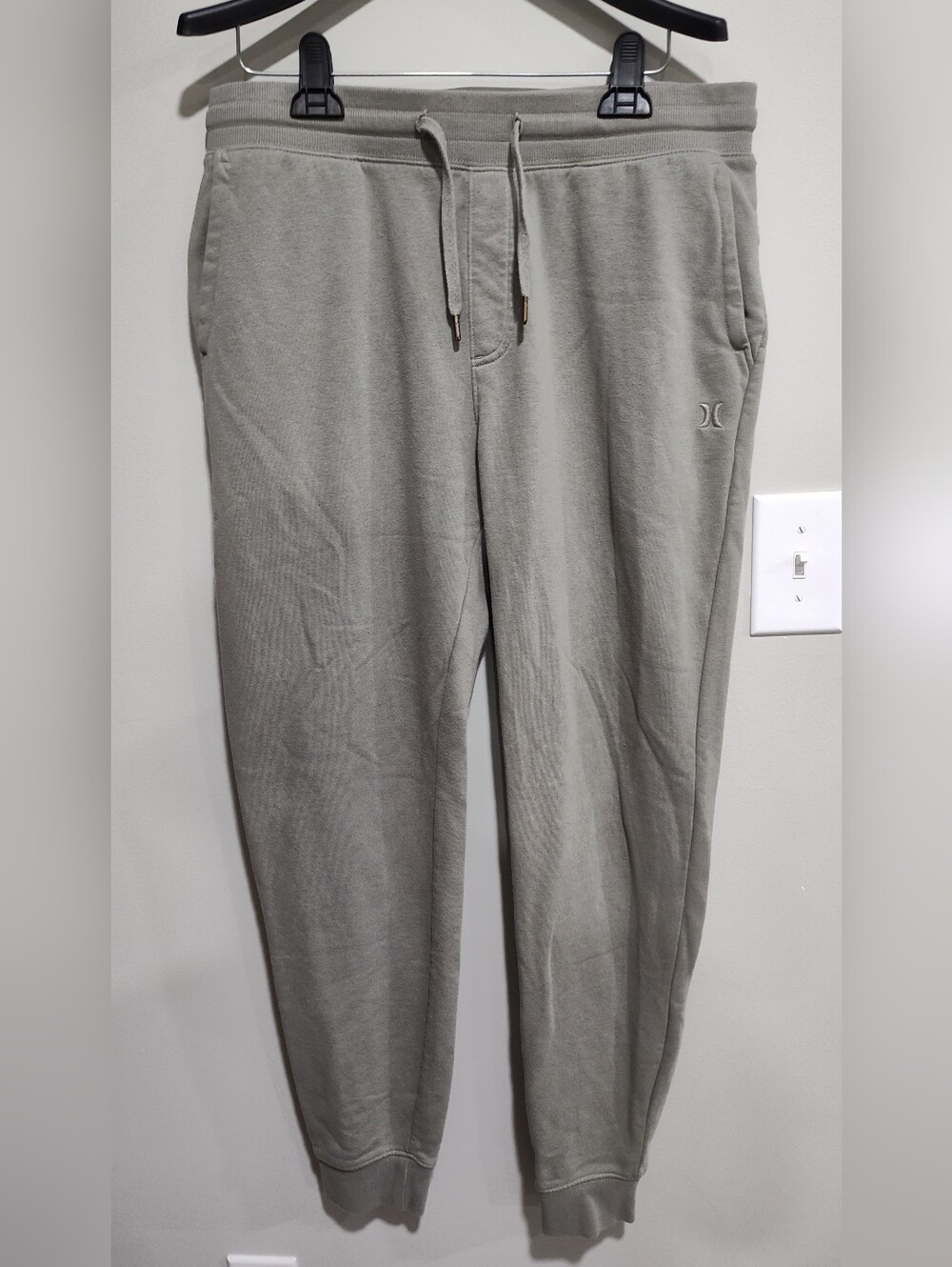 Hurley Men's Size Large Jogging Pants/Joggers, Olive Green, Item# 185121930